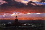 Frederic Edwin Church Beacon, off Mount Desert Island oil